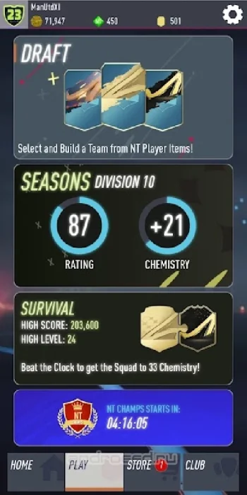 Nicotom 23 Draft + Pack Opener - скриншот 2