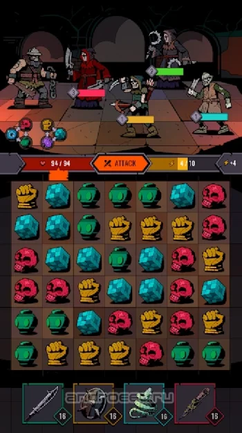 Path of Puzzles: Match-3 RPG - скриншот 3