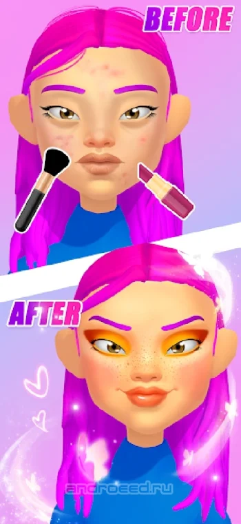 Perfect Makeup 3D - скриншот 1