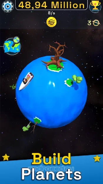 Planet Evolution: Idle Clicker - скриншот 1