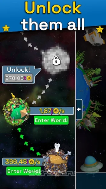 Planet Evolution: Idle Clicker - скриншот 5