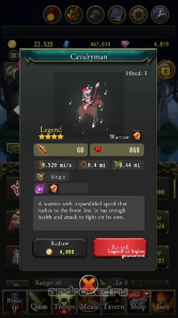 Rogue with the Dead: Idle RPG - скриншот 5