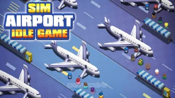 Sim Airport - Idle Game - скриншот 1
