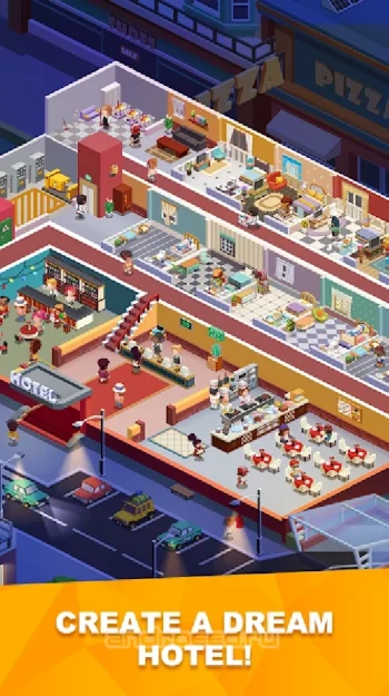 Sim Hotel Tycoon - Idle Game - скриншот 1