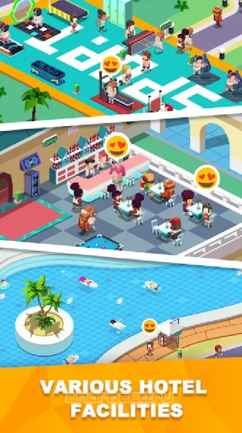 Sim Hotel Tycoon - Idle Game - скриншот 5