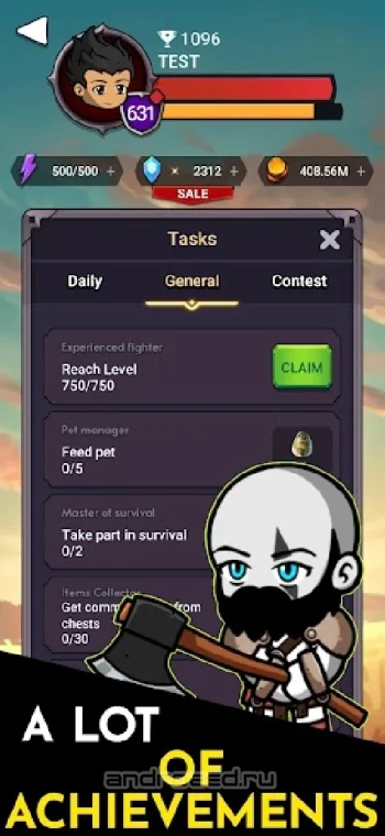 Simplest RPG - AFK Idle Game - скриншот 1