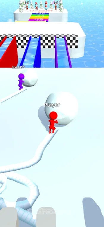 Snow Race!! - скриншот 5