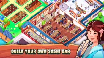 Sushi Empire Tycoon - Idle Game - скриншот 1