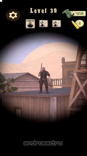 Wild West Sniper: Cowboy War - скриншот 1