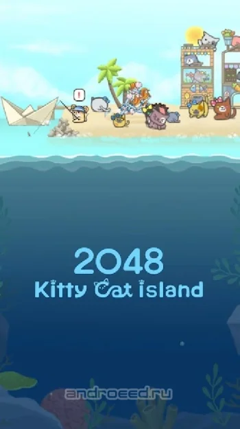 2048 Kitty Cat Island - скриншот 1
