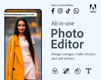 Adobe Photoshop Express: редактор фото и коллажей - скриншот 1