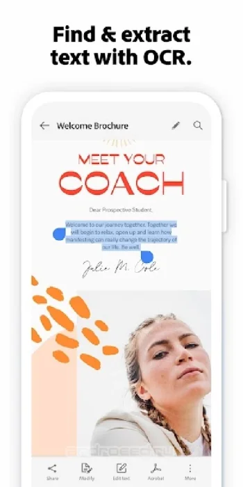 Adobe Scan: сканирование PDF, OCR - скриншот 5