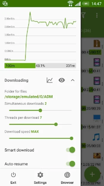Advanced Download Manager - скриншот 2