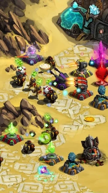 Ancient Planet Tower Defense Offline - скриншот 4