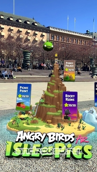 Angry Birds AR: Isle of Pigs - скриншот 2