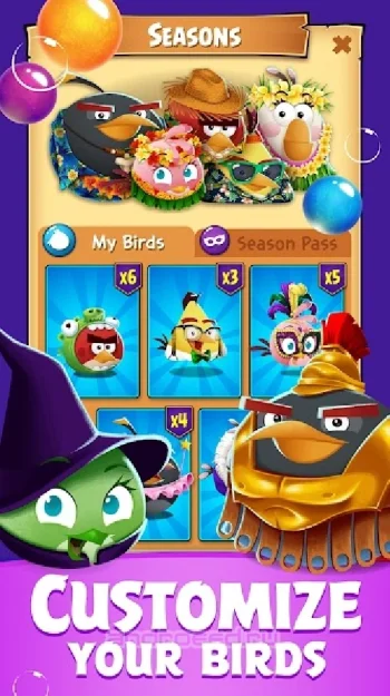 Angry Birds POP Bubble Shooter - скриншот 5