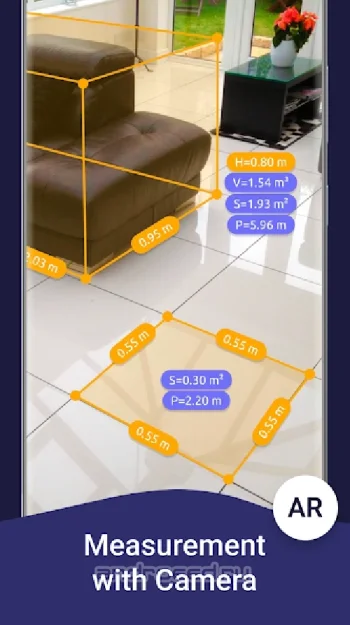 AR Ruler App: Tape Measure Cam - скриншот 2