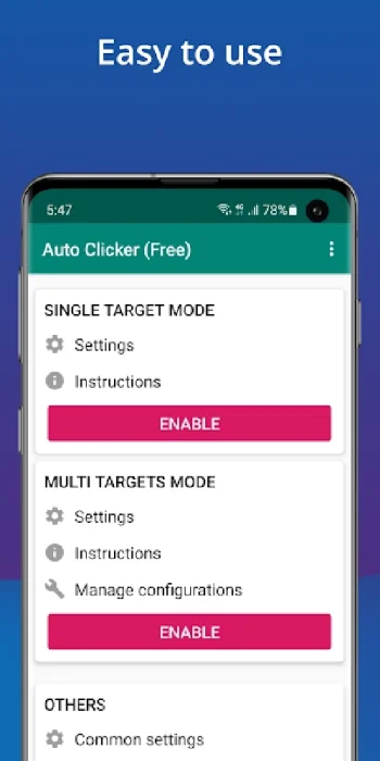 Auto Clicker - Automatic tap - скриншот 1