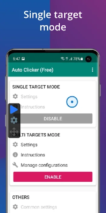 Auto Clicker - Automatic tap - скриншот 2