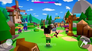 AXES.io баттл рояль ио игры онлайн и оффлайн - скриншот 2