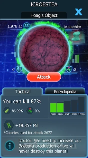 Bacterial Takeover – игра-кликер - скриншот 1