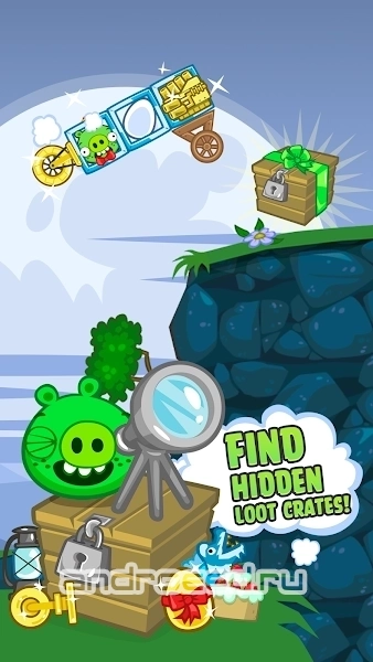 Bad Piggies HD - скриншот 1