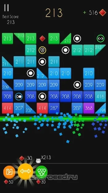 Balls Bricks Breaker 2 - Puzzle Challenge - скриншот 2
