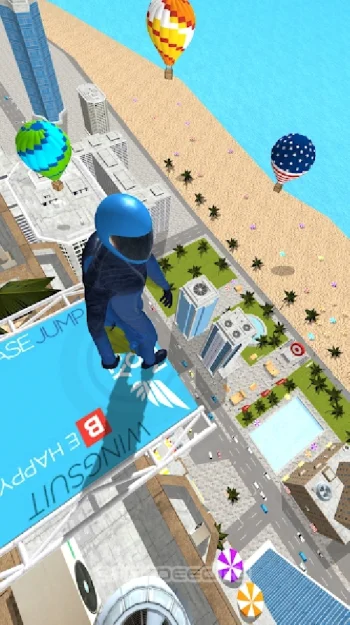 Base Jump Wing Suit Flying - скриншот 2