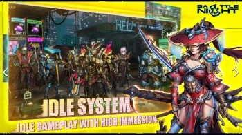 Battle Night: Cyber Squad-Idle RPG - скриншот 4