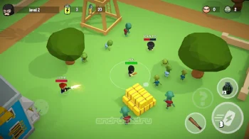 BattleZombieRoyal Игра бесплатно Королевская битва - скриншот 1