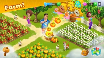 Bermuda Farm: City Building & Farming Island Games - скриншот 1