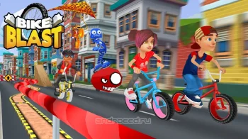 Bike Blast Racing Stunts game - скриншот 1