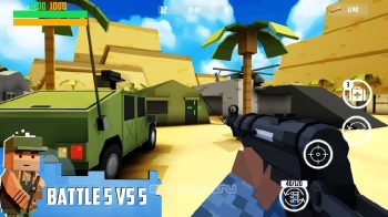 Block Gun: FPS PvP War - Online Gun Shooting Games - скриншот 1