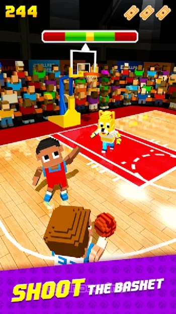 Blocky Basketball - скриншот 1