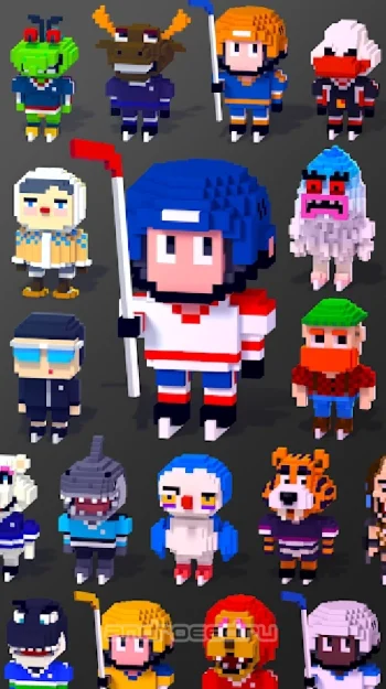 Blocky Hockey - Ice Runner - скриншот 4