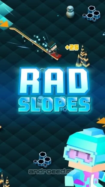 Blocky Snowboarding - скриншот 3