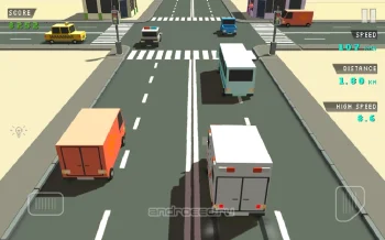 Blocky Traffic Racer - скриншот 2