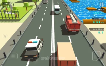 Blocky Traffic Racer - скриншот 3