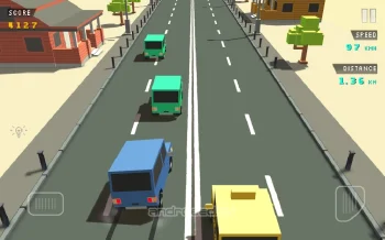 Blocky Traffic Racer - скриншот 4