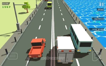 Blocky Traffic Racer - скриншот 5