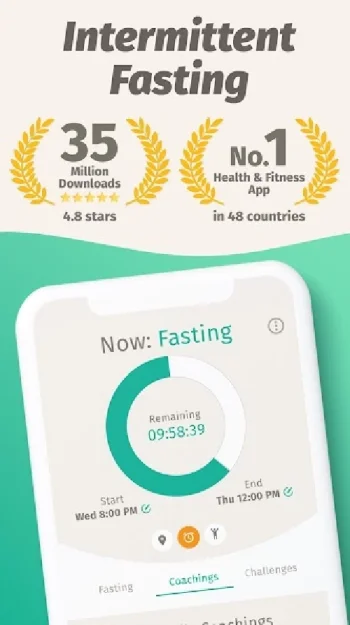 BodyFast - интервальное голодание, Коуч - скриншот 1