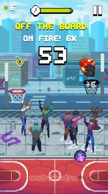 Bouncy Hoops - скриншот 1