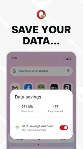 Браузер Opera Mini - скриншот 2