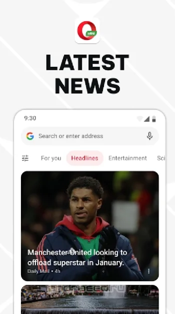 Браузер Opera Mini - скриншот 5