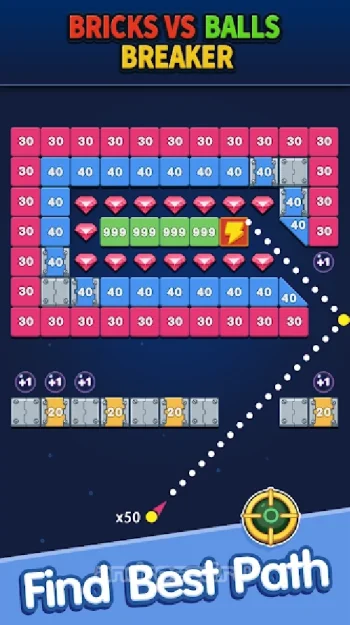 Bricks vs Balls Breaker - скриншот 1