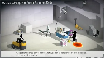 Bridge Constructor Portal - скриншот 1