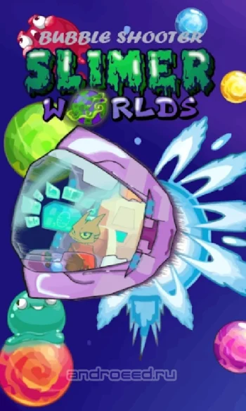 Bubble Shooter: Slimes Worlds - скриншот 1