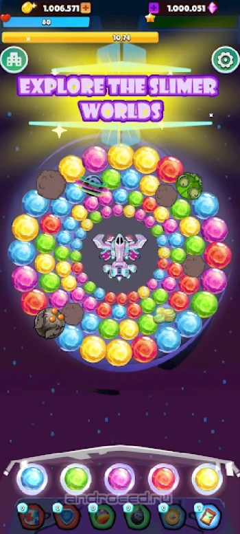 Bubble Shooter: Slimes Worlds - скриншот 2