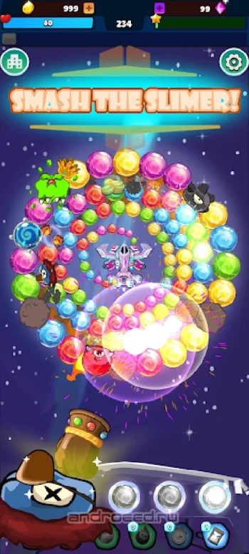 Bubble Shooter: Slimes Worlds - скриншот 4