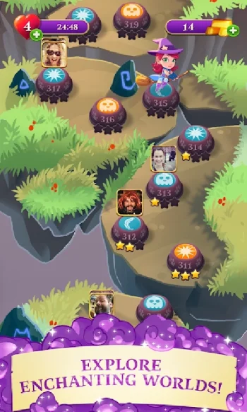 Bubble Witch 3 Saga - скриншот 4